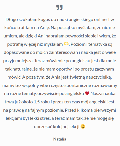 natalia opinia na strone
