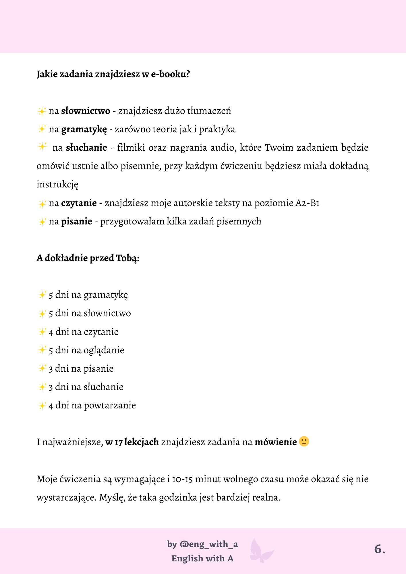 E-book: Plan nauki na 31 dni - zrób krok z A2 w stronę poziomu B1 - obrazek 3