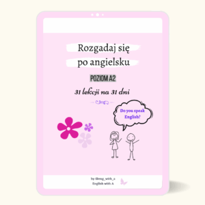 E-book: Plan nauki na 31 dni - zrób krok z A2 w stronę poziomu B1